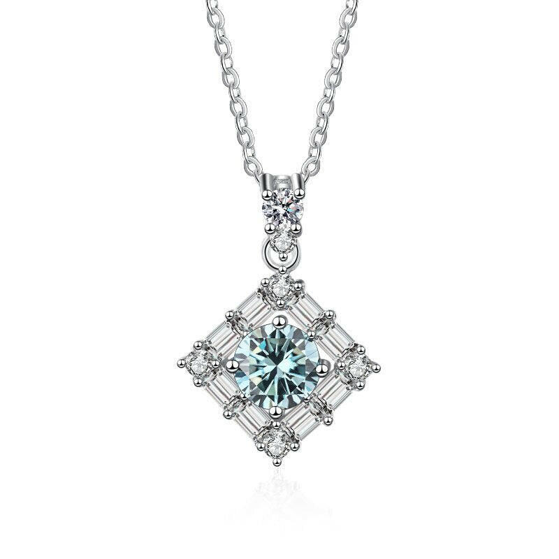 1.0 Ct Round Diamond Necklace-Evani Naomi Jewelry