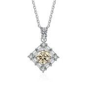 1.0 Ct Round Diamond Necklace-Evani Naomi Jewelry