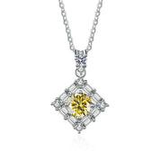 1.0 Ct Round Diamond Necklace-Evani Naomi Jewelry