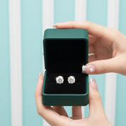 1.0 Ct Round Diamond Option Stud Earrings - Evani Naomi Jewelry