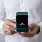 1.0 Ct Round Diamond Option Three Laps Engagement Ring