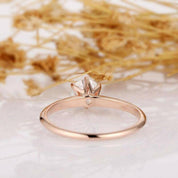 1.0 Ct Round Solitaire Diamond Engagement Ring-Evani Naomi Jewelry