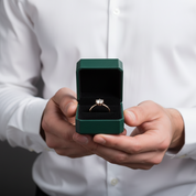 1.0 Ct Round Solitaire Diamond Option Engagement Ring - Evani Naomi Jewelry