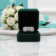 1.00 ct Diamond Option Channel Side Stones Men's Ring - Evani Naomi Jewelry