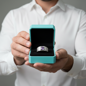 1.00 ct Alexandrite Channel Side Stones Men's Ring-Evani Jewelry