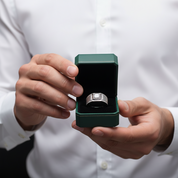 1.00 ct Diamond Option Channel Side Stones Men's Ring - Evani Naomi Jewelry