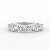 1.00 ct Heart-cut Diamond Option Wedding Band - Evani Naomi Jewelry