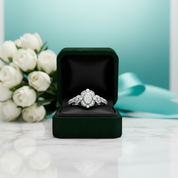 1.00 ct Oval Cut Diamond Option Vintage Style Engagement Ring - Evani Naomi Jewelry