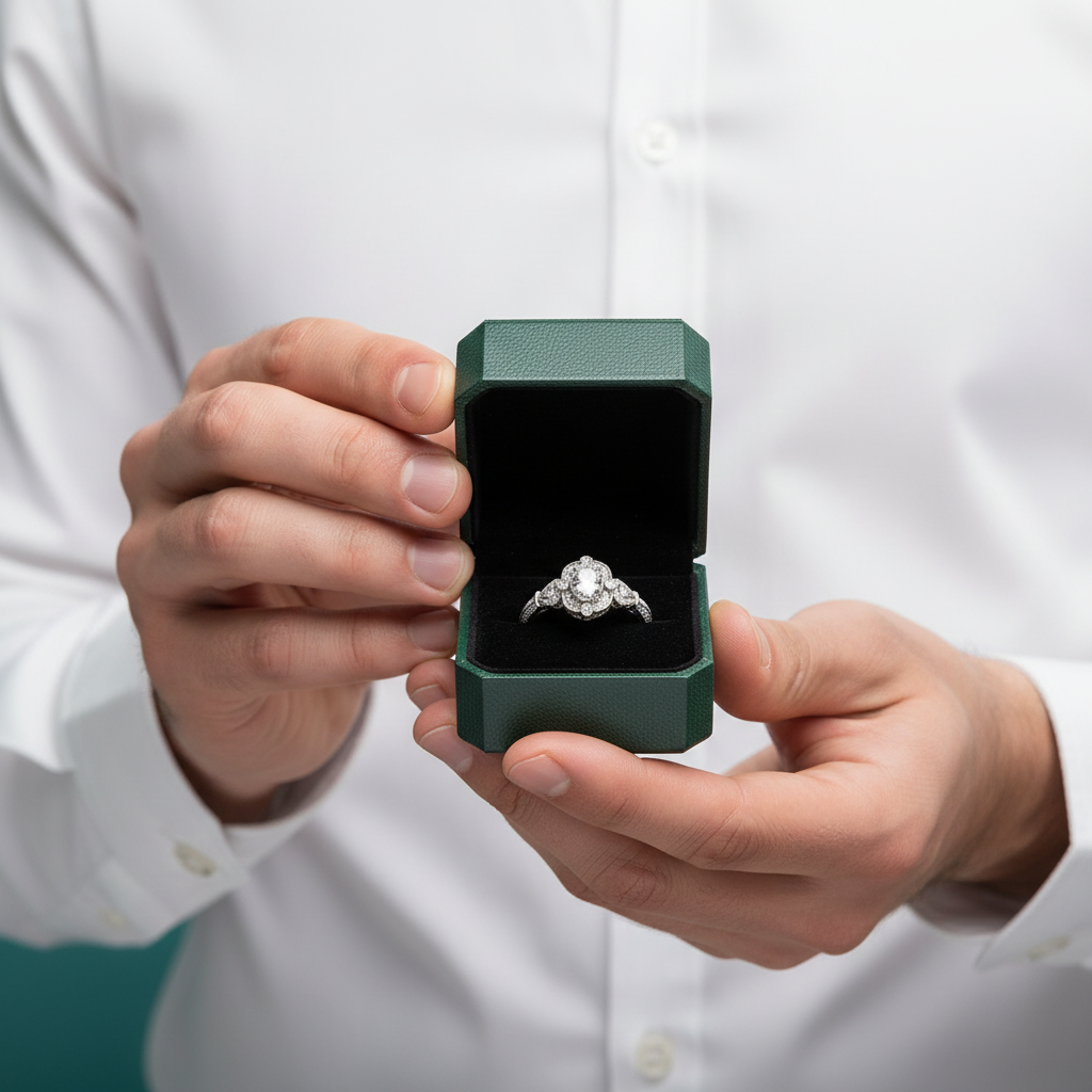 1.00 ct Oval Cut Diamond Option Vintage Style Engagement Ring - Evani Naomi Jewelry