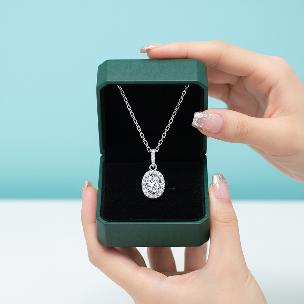 1.00 ct Oval-cut Diamond OptionJewelry Set