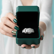 1.00 ct Round-cut Diamond Option Cluster Men's Rings - Evani Naomi Jewelry