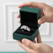 1.00 ct Round-cut Diamond Option Cluster Men's Rings - Evani Naomi Jewelry