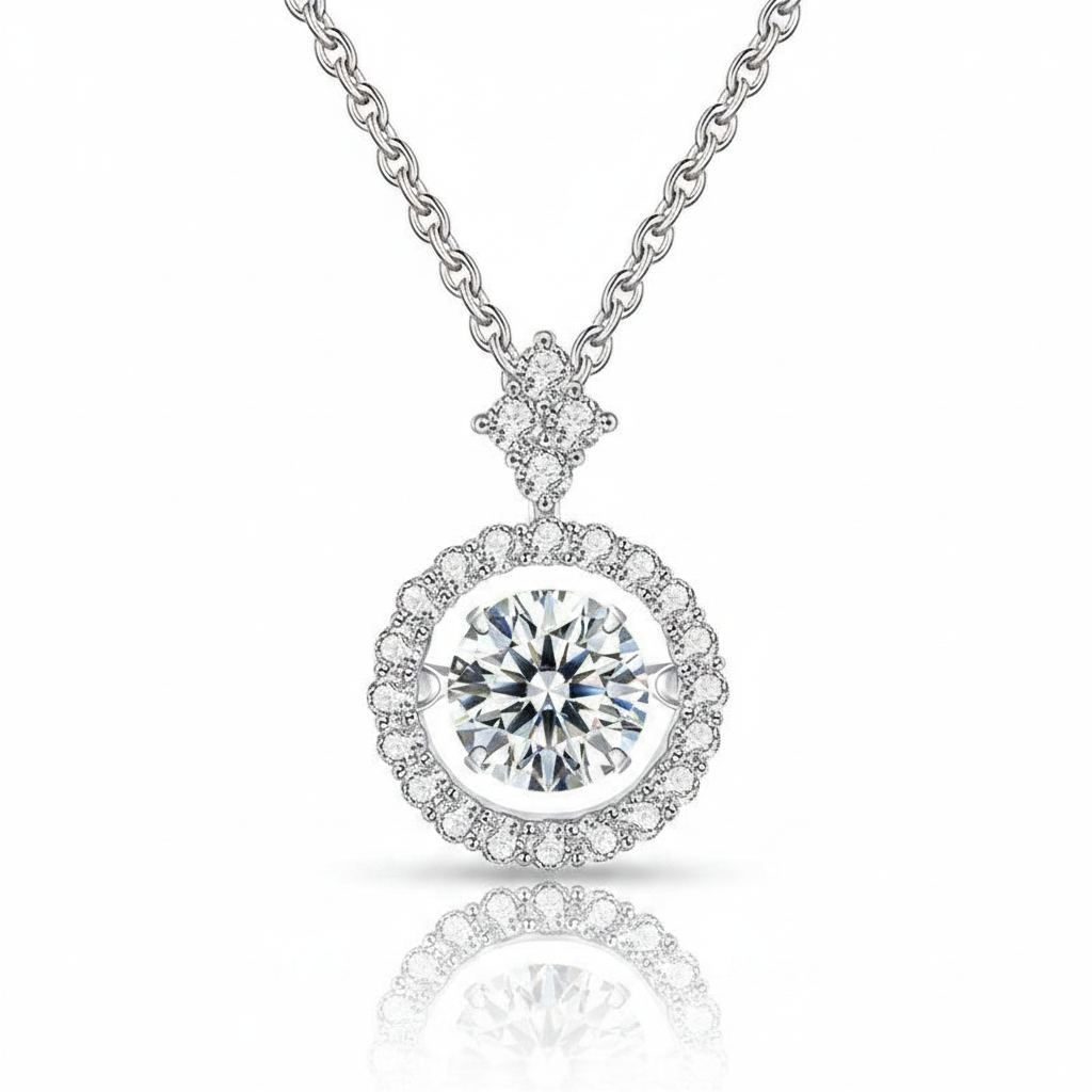 1.00 ct Slide Pendant with Twinkle Setting Necklace