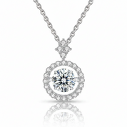 1.00 ct Slide Pendant with Twinkle Setting Necklace