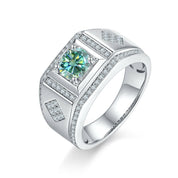 1.0ct Diamond in Channel Setting White Gold Men's Ring-Evani Naomi Jewelry