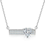 1.2 Ct Heart Diamond Pendant Necklace-Evani Naomi Jewelry