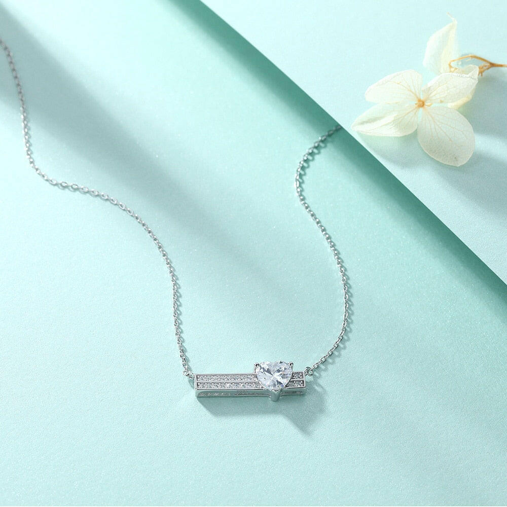 1.2 Ct Heart Diamond Pendant Necklace-Evani Naomi Jewelry