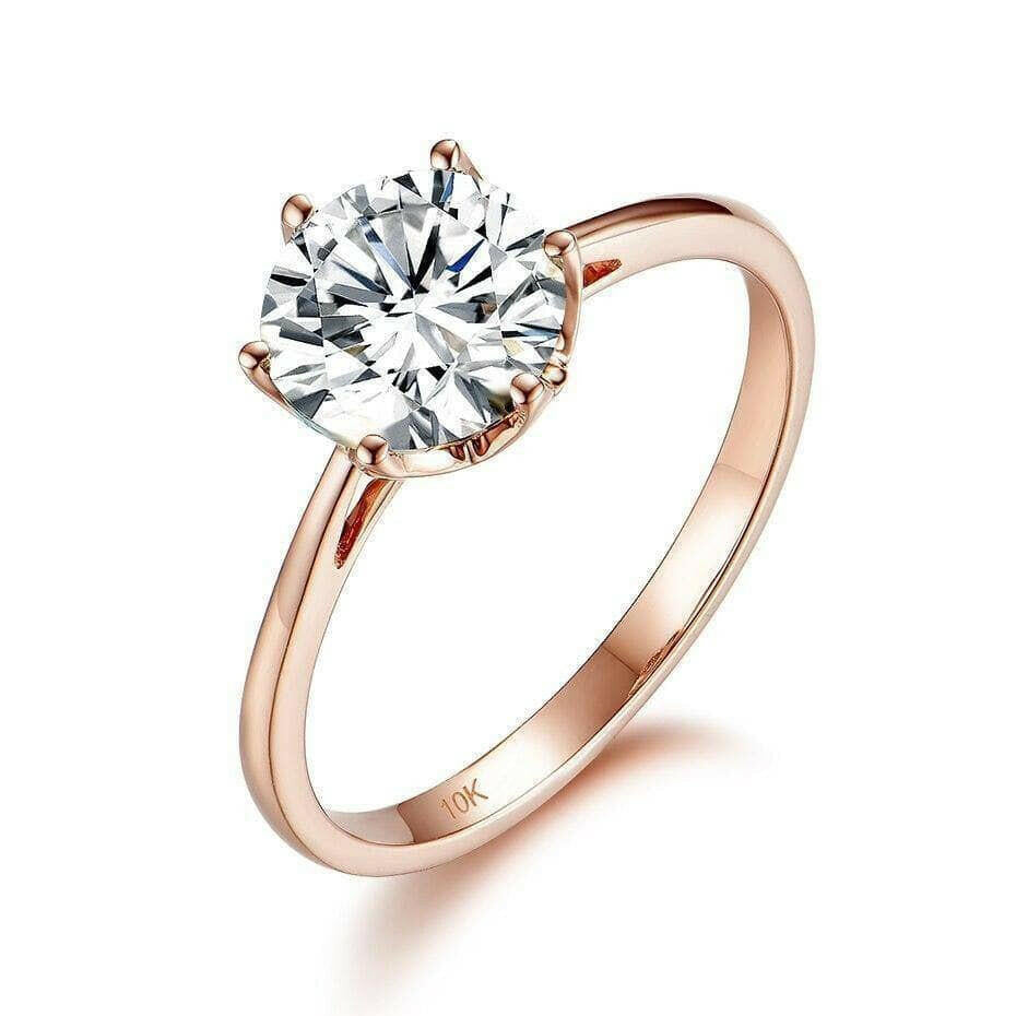 1.2 Ct Round Cut Diamond Engagement Ring-Evani Naomi Jewelry