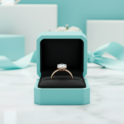 1.2 Ct Round Cut Diamond Birthstone Engagement Ring-Evani Jewelry