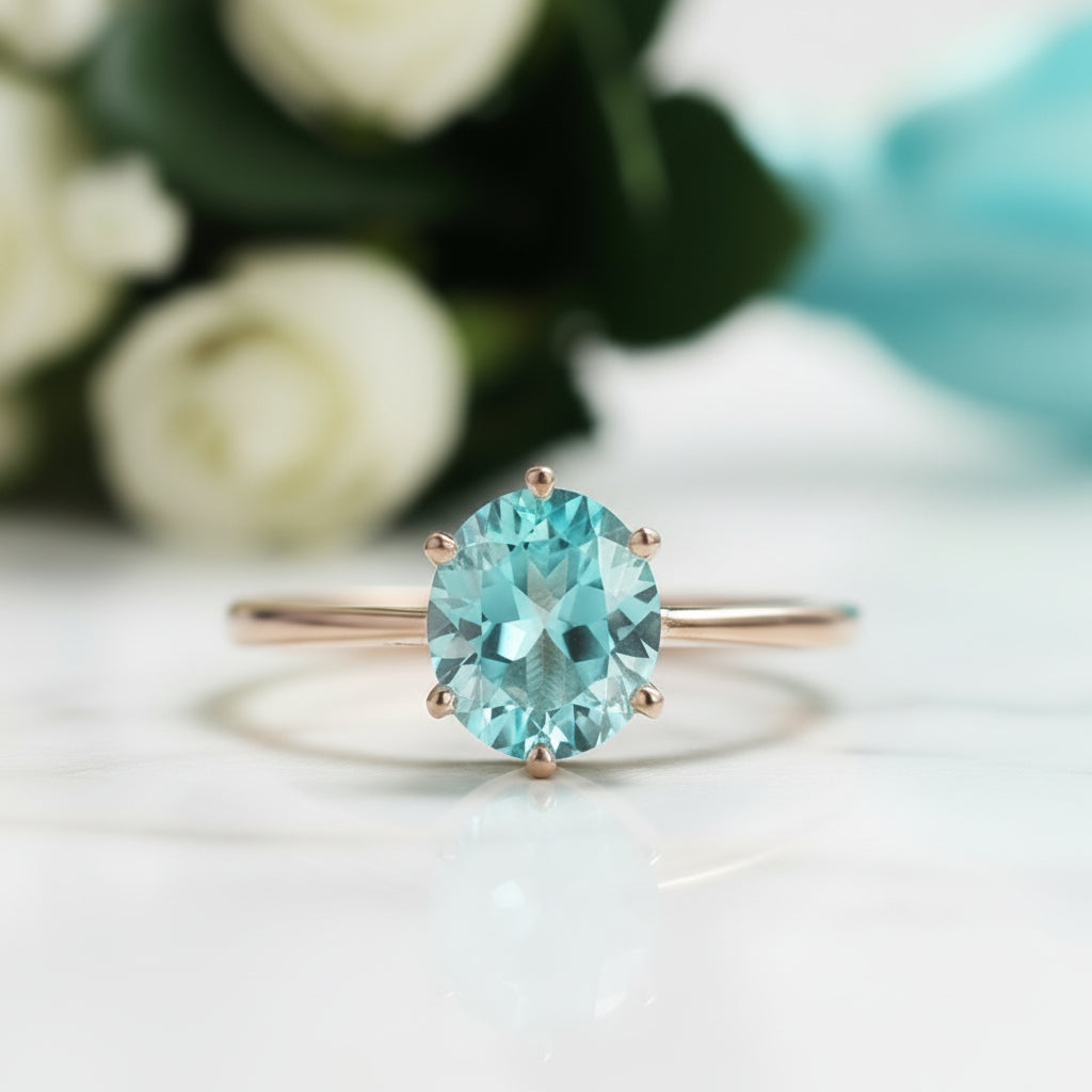 1.2 Ct Round Cut Diamond Engagement Ring-Evani Jewelry