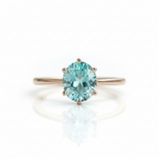1.2 Ct Round Cut Diamond Option Engagement Ring - Evani Naomi Jewelry