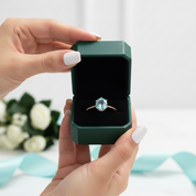 1.2 Ct Round Cut Diamond Option Engagement Ring - Evani Naomi Jewelry