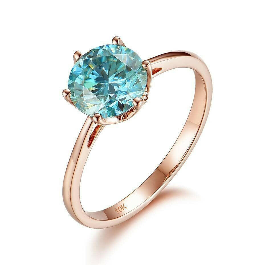 1.2 Ct Round Cut Diamond Engagement Ring-Evani Naomi Jewelry