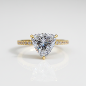 1.2 Ct Trillion Cut Diamond Option Engagement Ring - Evani Naomi Jewelry