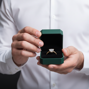 1.2 Ct Trillion Cut Diamond Option Engagement Ring - Evani Naomi Jewelry