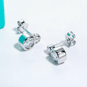 1.2 Cttw Round Diamond Classic Drop Earrings-Evani Naomi Jewelry