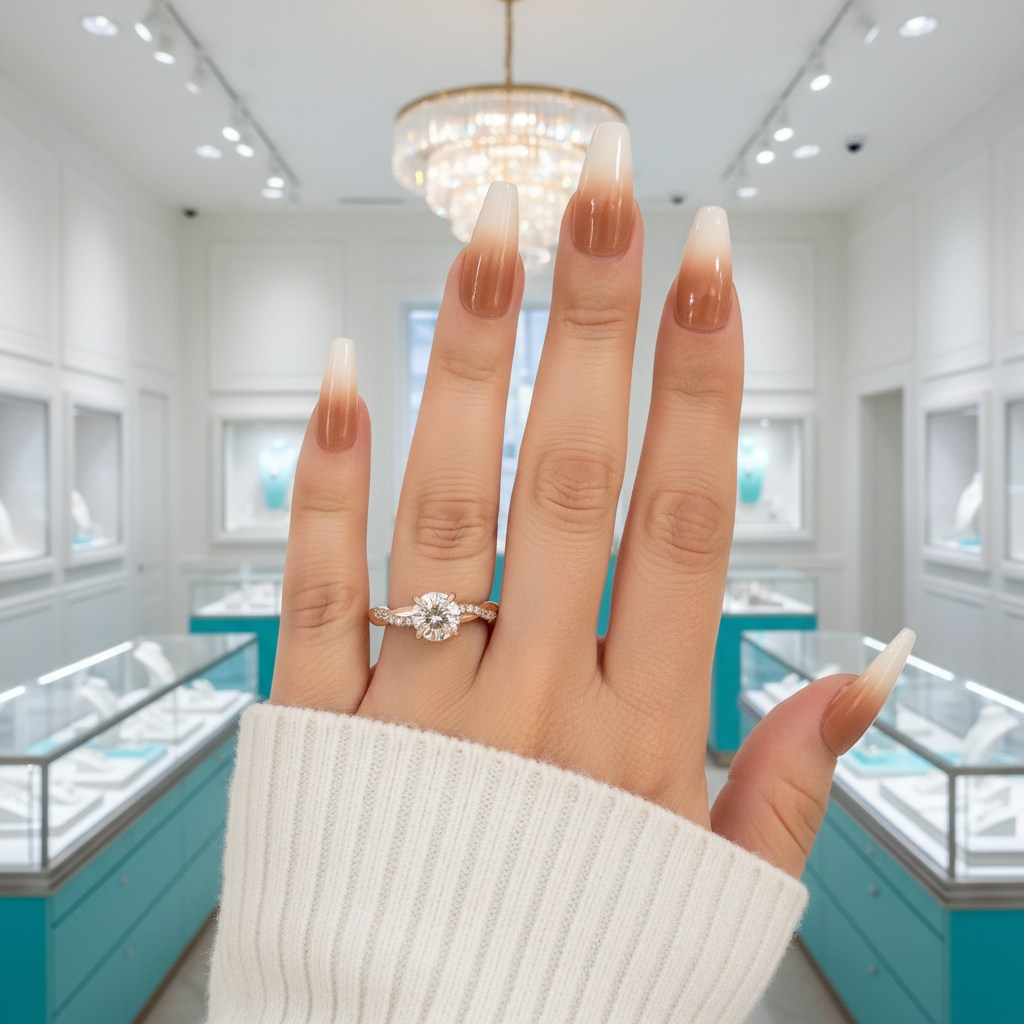 1.25 Ct Round Cut Diamond Promise Ring-Evani Jewelry