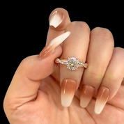 1.25 Ct Round Cut Diamond Promise Ring-Evani Naomi Jewelry