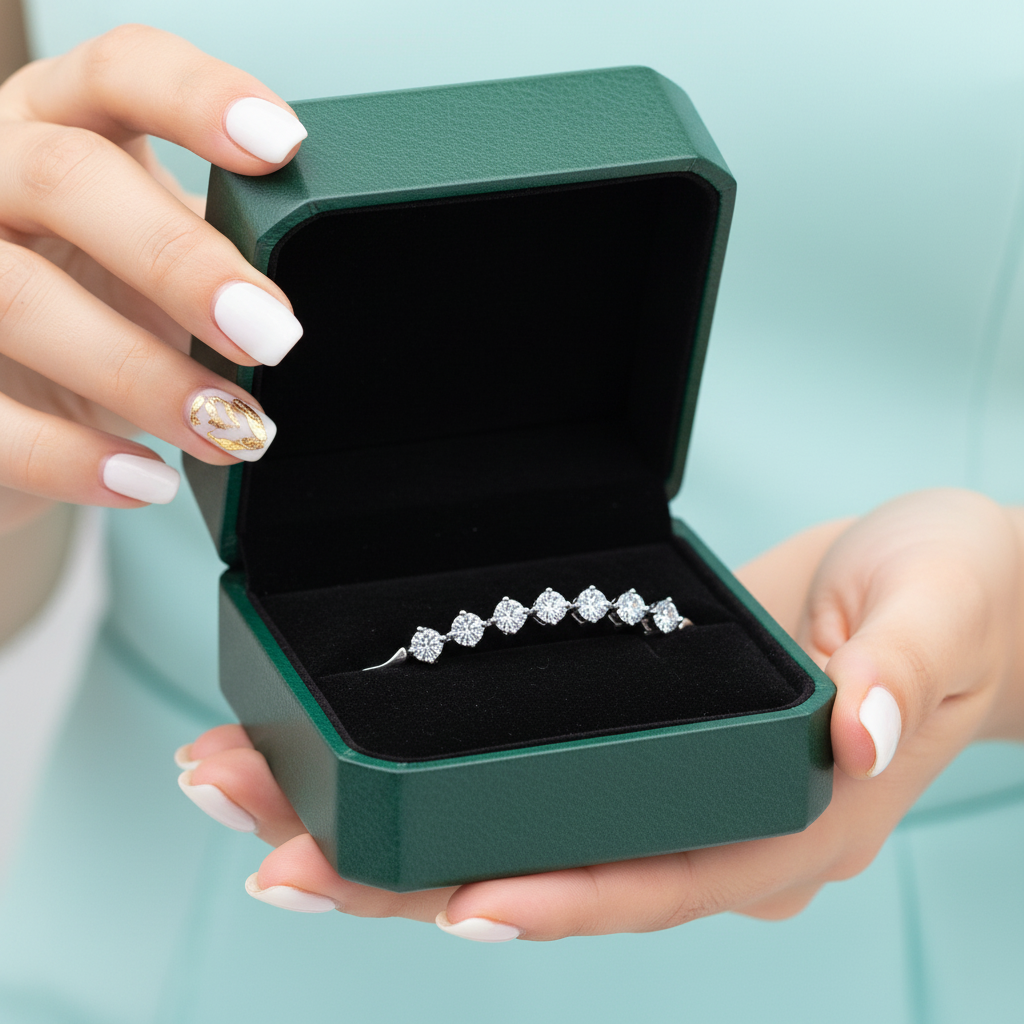 1.35 ct Nine Round Diamond Option Bracelet