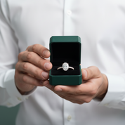 1.5 Ct Oval Cut Diamond Option Engagement Ring - Evani Naomi Jewelry