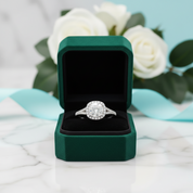1.5 Ct Round Cut Split Shank Engagement Ring