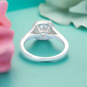 1.5 Ct Round Cut Split Shank Engagement Ring-Evani Naomi Jewelry