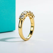 1.5 Cttw Round Diamond Wedding Band-Evani Naomi Jewelry
