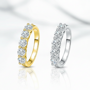 1.5 Cttw Round Diamond OptionWedding Band - Evani Naomi Jewelry