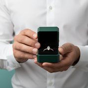 1.50 ct Hexagon Cut Diamond Option14k Yellow Gold Engagement Ring - Evani Naomi Jewelry