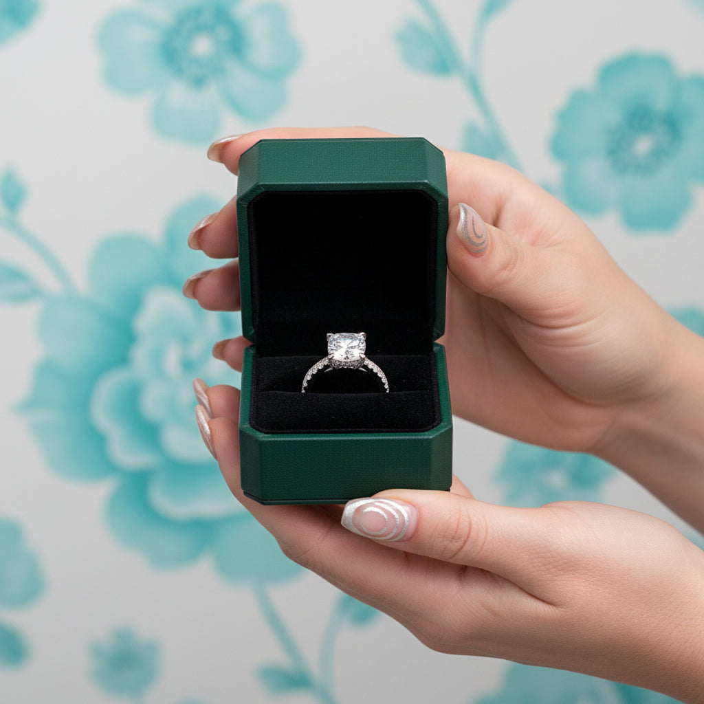 1.5ct Cushion Cushion Cut Diamond OptionEngagement Ring - Evani Naomi Jewelry