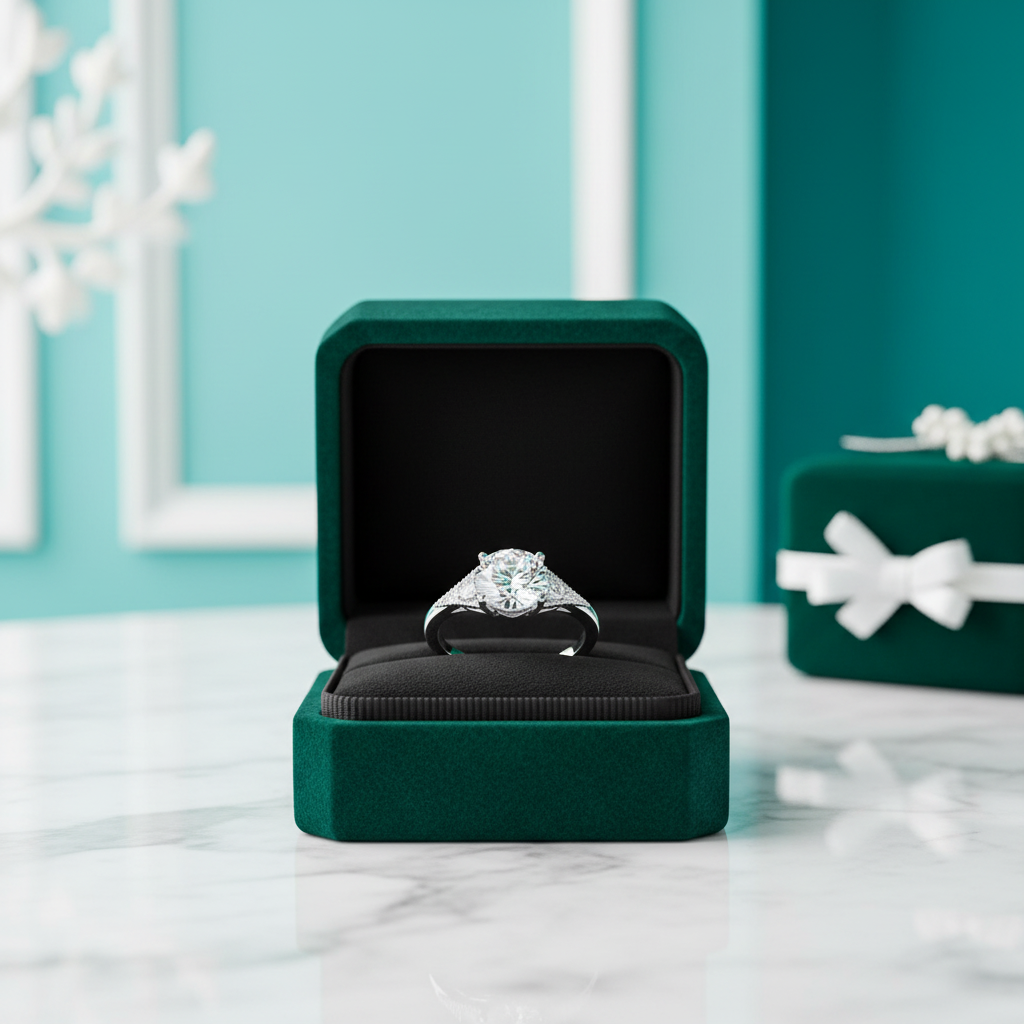 1.5ct Round Cut Diamond OptionEngagement Ring - Evani Naomi Jewelry
