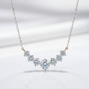 1.7 Ct Seven Stone Diamond Option Pendant Necklace - Evani Naomi Jewelry