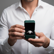 1ct Heart Cut Diamond Option Engagement Ring - Evani Naomi Jewelry