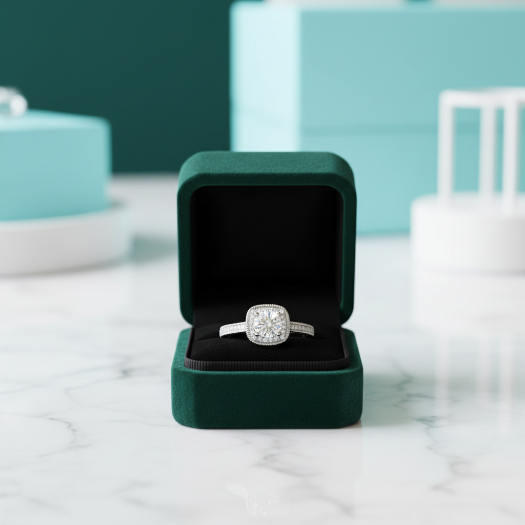 1ct Round Cut Diamond OptionSolitaire Wedding Ring - Evani Naomi Jewelry