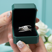 1ct Round Cut Eternal Love Diamond Option Engagement Ring - Evani Naomi Jewelry