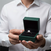 1ct Round Cut VVS1 Diamond Option Engagement Ring