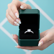1ct VVS1 Round Cut Diamond OptionEngagement Ring - Evani Naomi Jewelry