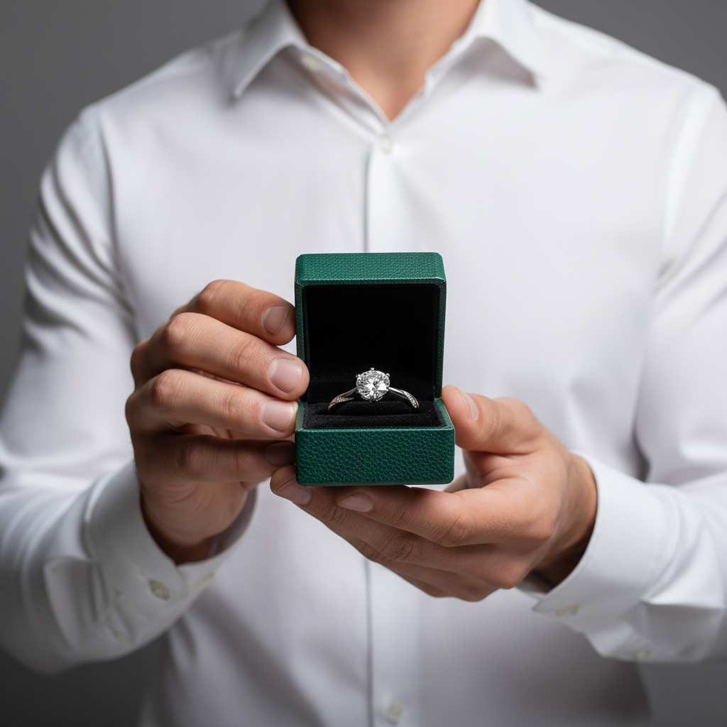 2.0 Ct Round Cut Diamond Option Engagement Ring