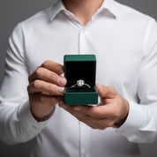 2.0 Ct Round Cut Diamond Option Engagement Ring