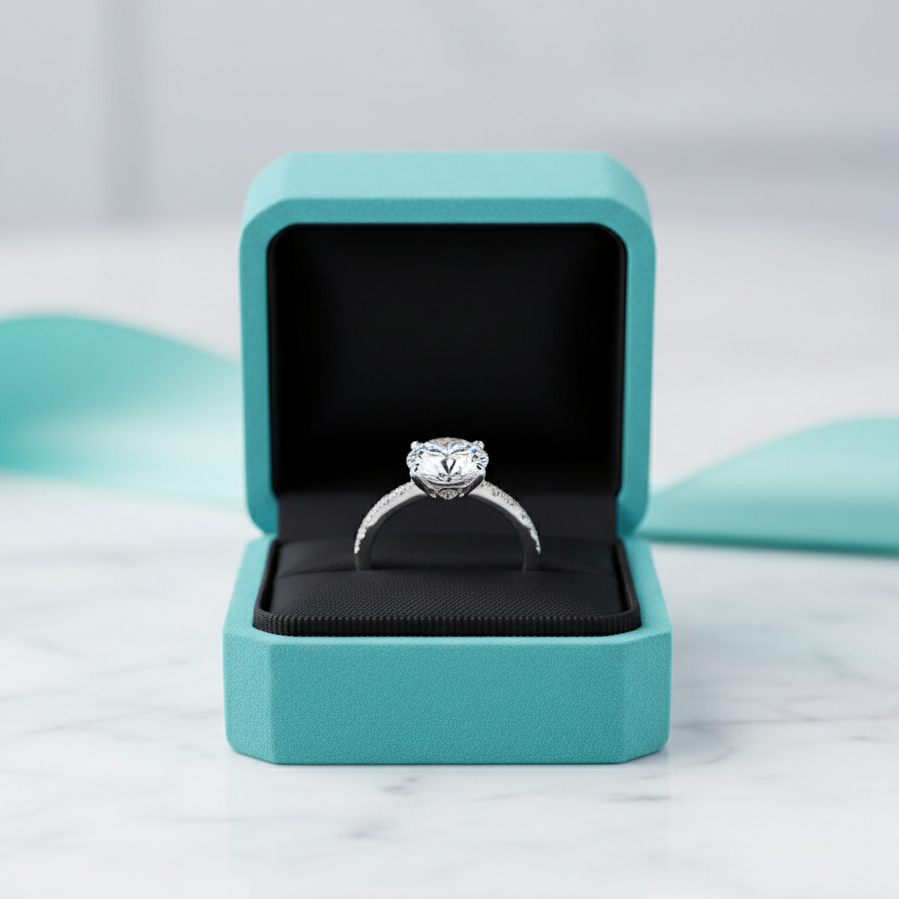 2.0 Ct Classic Round Cut Diamond Engagement Ring-Evani Jewelry